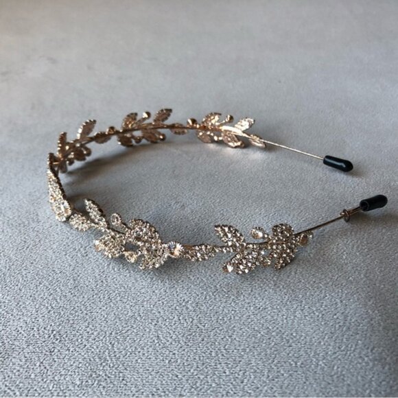 Tasha ~ Floral Cubic Zirconia Headband main image 4